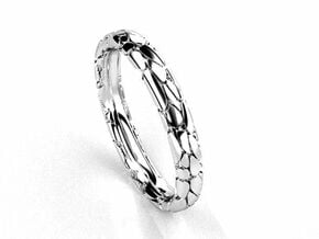 Wedding Ring Philharmonie 3mm in Polished Silver: 6.25 / 52.125