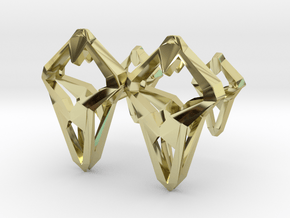 Prototype, Cufflinks. Sharp Chic for Him. in 18K Gold Plated