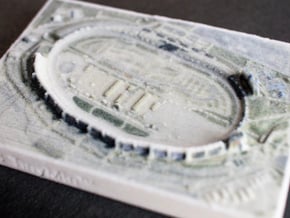 Texas Motor Speedway, Texas, 1:20000 in Natural Full Color Sandstone