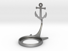 Symbol Anchor in Natural Silver