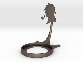 People Inspector in Polished Bronzed-Silver Steel