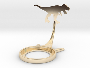 Dinosaur Tyrannosaurus in 14K Yellow Gold