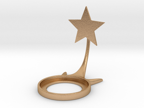 Christmas Star in Natural Bronze