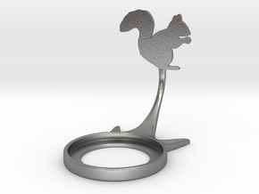 Animal Squirrel in Natural Silver