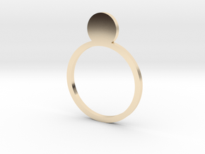 Pearl 13.21mm in 14k Gold Plated Brass