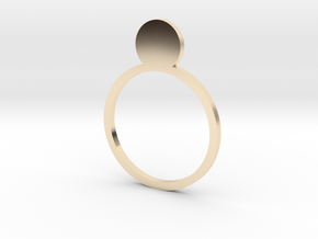Pearl 14.05mm in 14k Gold Plated Brass