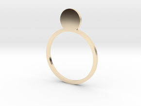 Pearl 14.86mm in 14k Gold Plated Brass