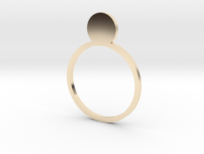Pearl 15.27mm in 14k Gold Plated Brass