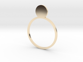 Pearl 16.92mm in 14k Gold Plated Brass