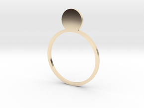Pearl 17.35mm in 14k Gold Plated Brass