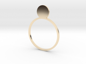 Pearl 18.89mm in 14k Gold Plated Brass