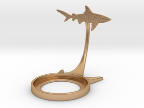 Animal Shark in Natural Bronze
