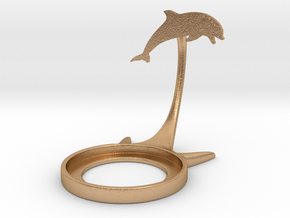 Animal Dolphin in Natural Bronze