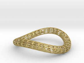 TORUS NEW Silver 1-3.-smooth in Natural Brass