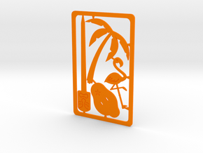 Pocket Luau in Orange Processed Versatile Plastic