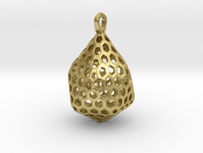 STRUCTURA Stylized, Pendant. in Natural Brass