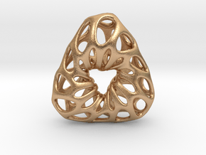 Prescious Structure Soft, Pendant. in Natural Bronze