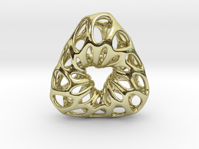 Prescious Structure Soft, Pendant. in 18K Gold Plated