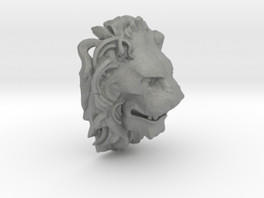 Lion Pendant in Gray PA12