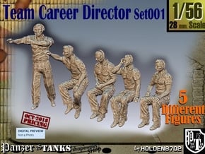 1/56 team career director Set101 in Tan Fine Detail Plastic