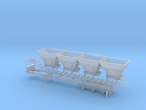 1/87th Cold Mix Aggregate Hopper Trailer  in Smooth Fine Detail Plastic