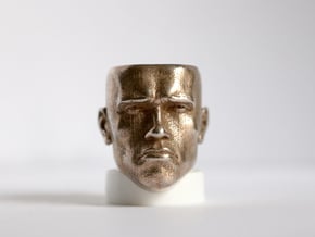ARNOLD-L in Polished Bronzed-Silver Steel
