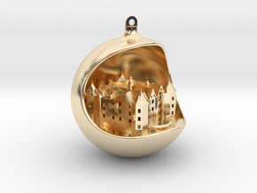Schlosskugel in 14k Gold Plated Brass