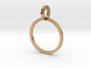 Charm Ring 12.37mm in Polished Bronze