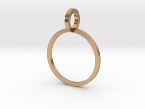 Charm Ring 13.21mm in Polished Bronze