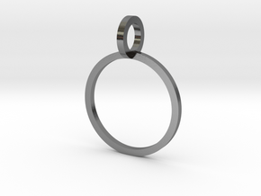 Charm Ring 13.21mm in Polished Silver