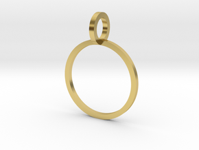 Charm Ring 13.61mm in Polished Brass