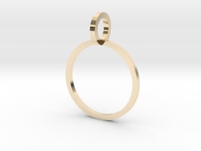 Charm Ring 13.61mm in 14K Yellow Gold