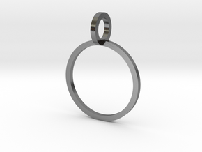 Charm Ring 13.61mm in Polished Silver