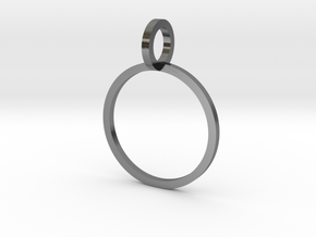 Charm Ring 14.05mm in Polished Silver