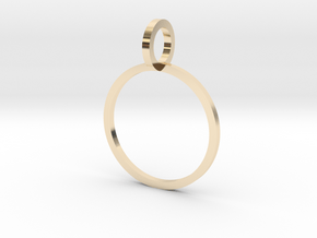 Charm Ring 14.56mm in 14k Gold Plated Brass