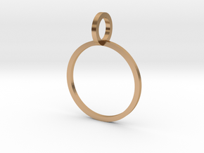 Charm Ring 14.86mm in Polished Bronze