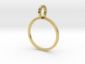 Charm Ring 14.86mm in Polished Brass
