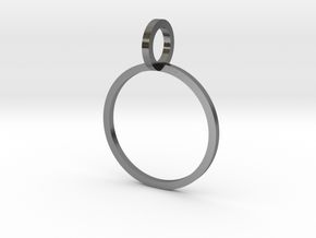 Charm Ring 14.86mm in Polished Silver