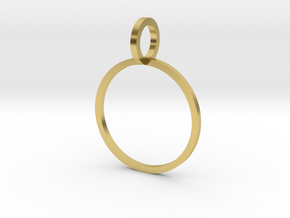Charm Ring 15.70mm in Polished Brass