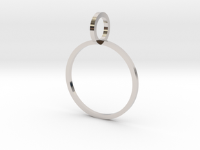 Charm Ring 16.30mm in Platinum