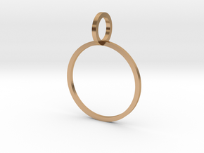 Charm Ring 16.92mm in Polished Bronze