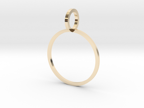 Charm Ring 16.92mm in 14K Yellow Gold