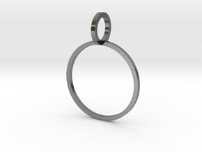 Charm Ring 16.92mm in Polished Silver