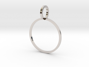 Charm Ring 17.35mm in Platinum