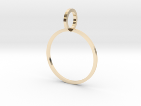 Charm Ring 17.35mm in 14K Yellow Gold