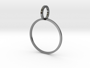 Charm Ring 18.53mm in Polished Silver