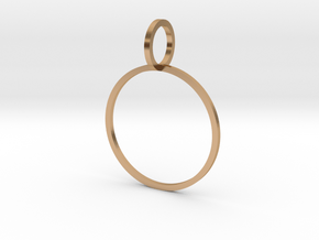 Charm Ring 19.84mm in Polished Bronze
