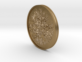 Sutter Buttes Coin in Polished Gold Steel