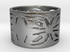 Native Treasure Ring  in Natural Silver: 6 / 51.5
