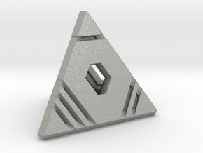 D4 - Stripes: 4-sided die in Aluminum